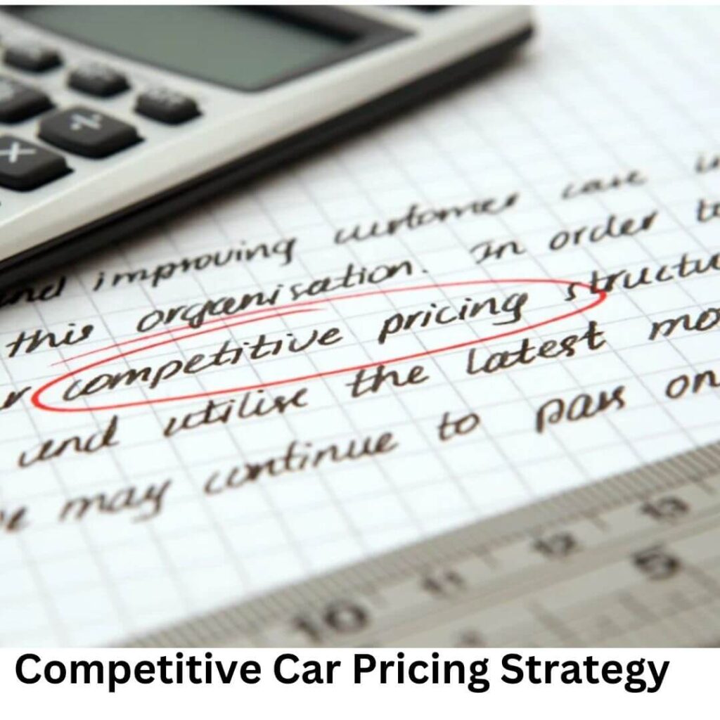 What are the 5 most common car pricing strategies?